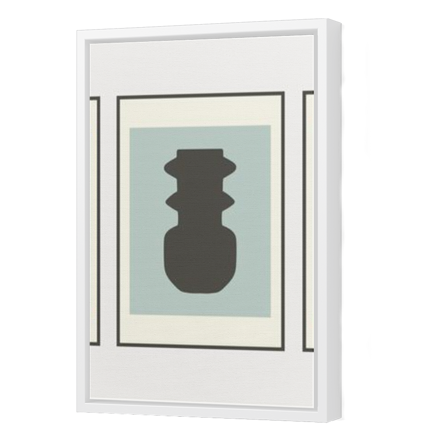 Thumbnail for Canvas - White Floating Frame