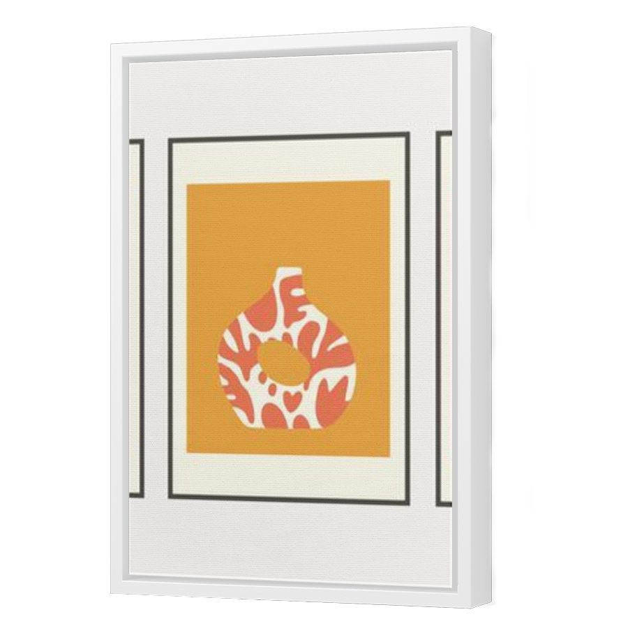 Thumbnail for Canvas - White Floating Frame