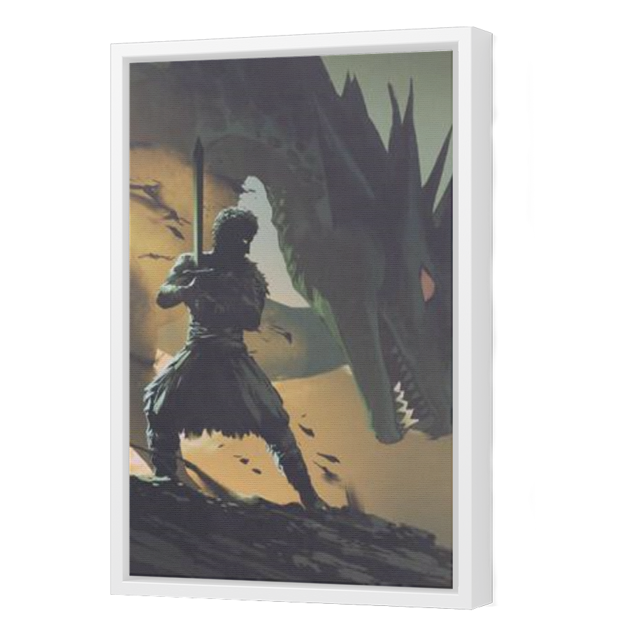 Thumbnail for Canvas - White Floating Frame