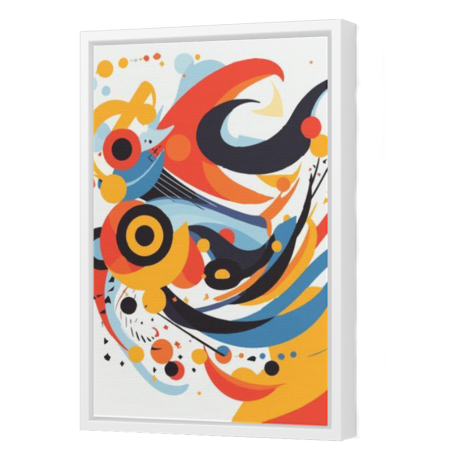 Thumbnail for Canvas - White Floating Frame