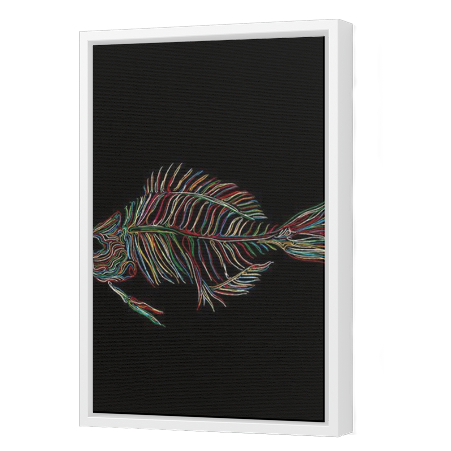 Thumbnail for Canvas - White Floating Frame