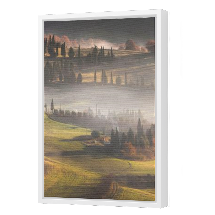 Thumbnail for Canvas - White Floating Frame