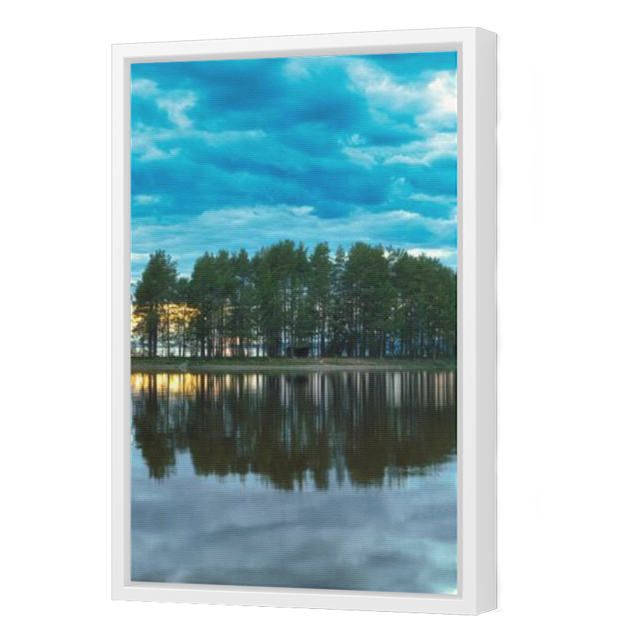 Thumbnail for Canvas - White Floating Frame