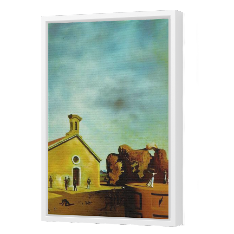 Thumbnail for Canvas - White Floating Frame