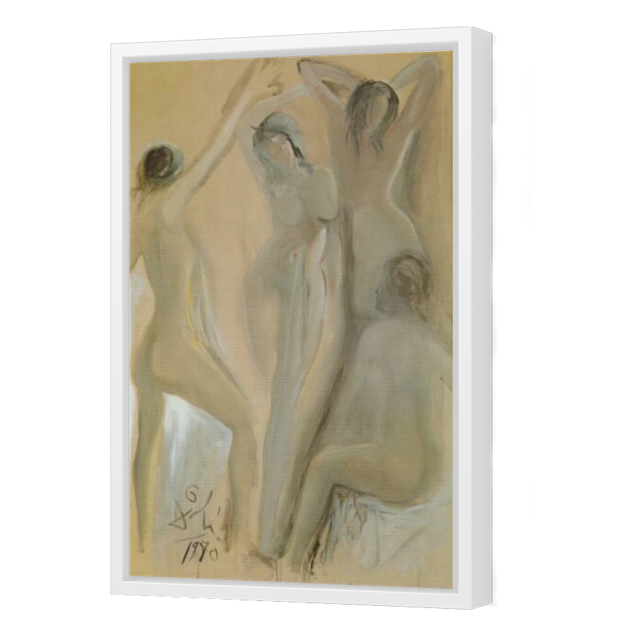 Thumbnail for Canvas - White Floating Frame
