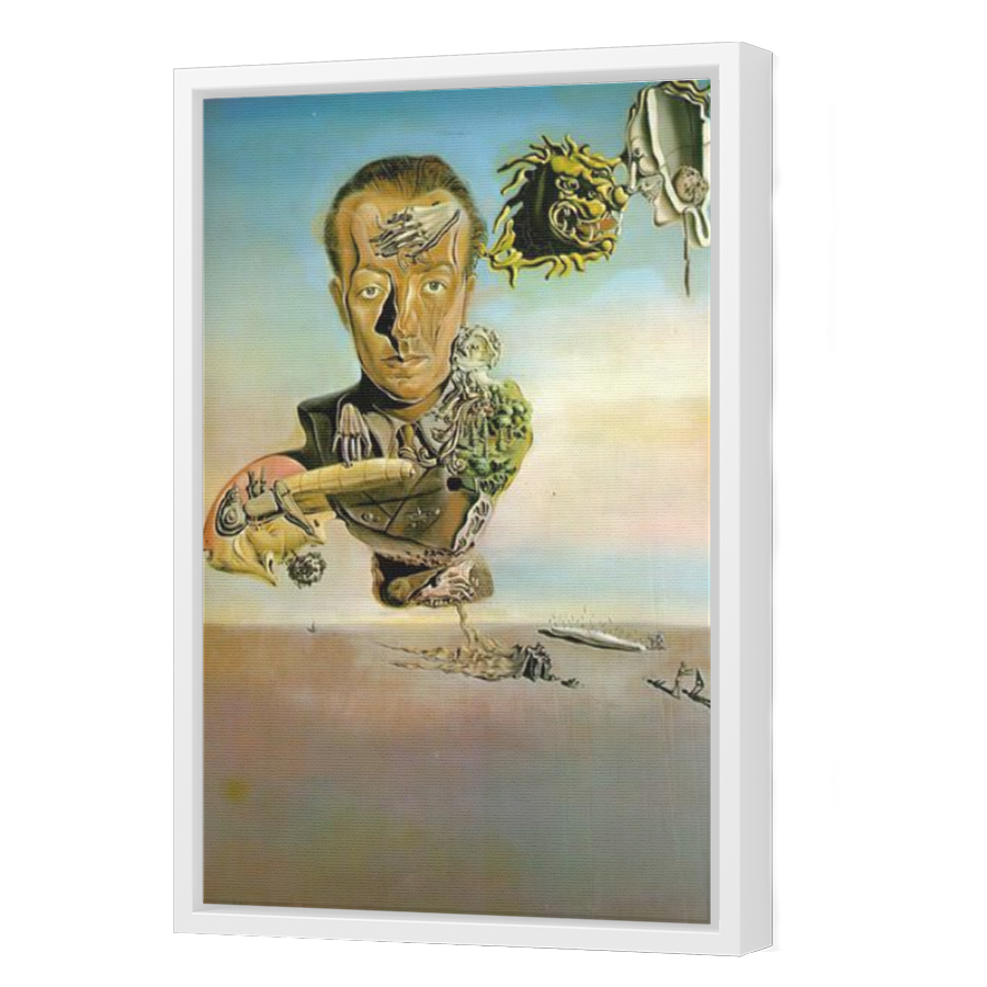 Thumbnail for Canvas - White Floating Frame