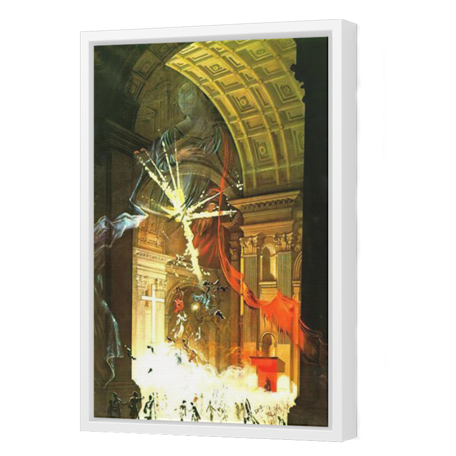 Thumbnail for Canvas - White Floating Frame