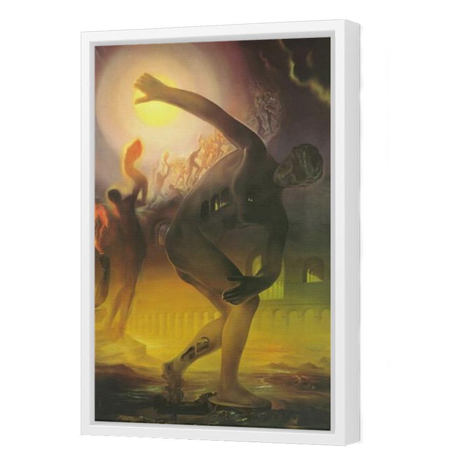 Thumbnail for Canvas - White Floating Frame
