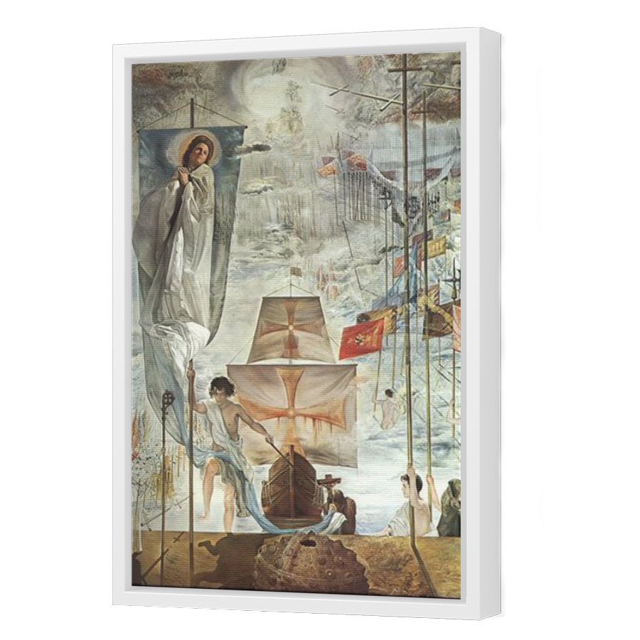 Thumbnail for Canvas - White Floating Frame