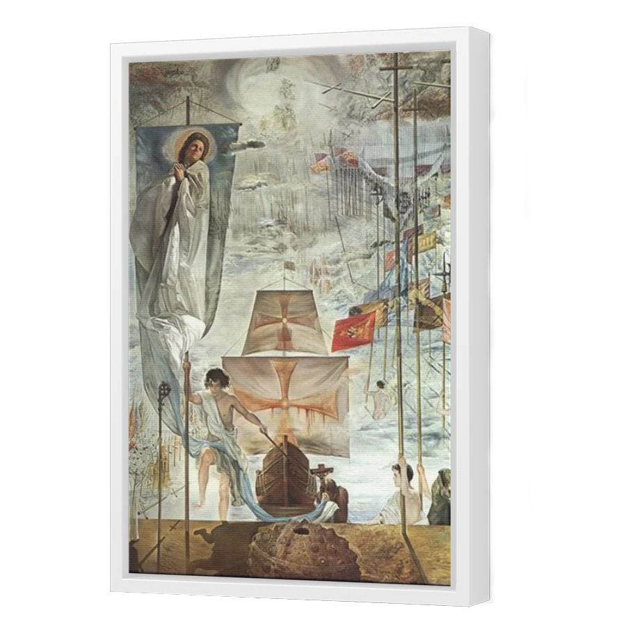 Thumbnail for Canvas - White Floating Frame