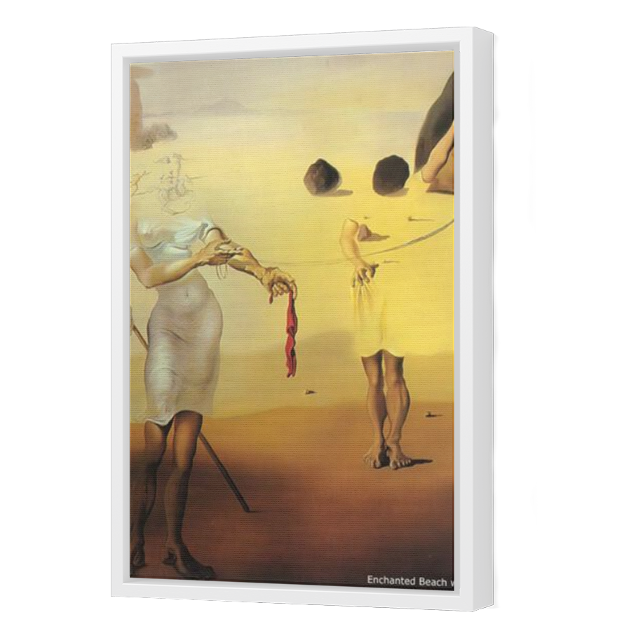 Thumbnail for Canvas - White Floating Frame