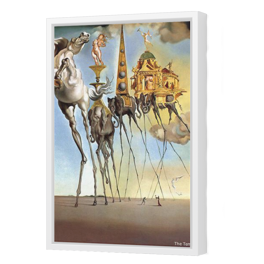 Thumbnail for Canvas - White Floating Frame