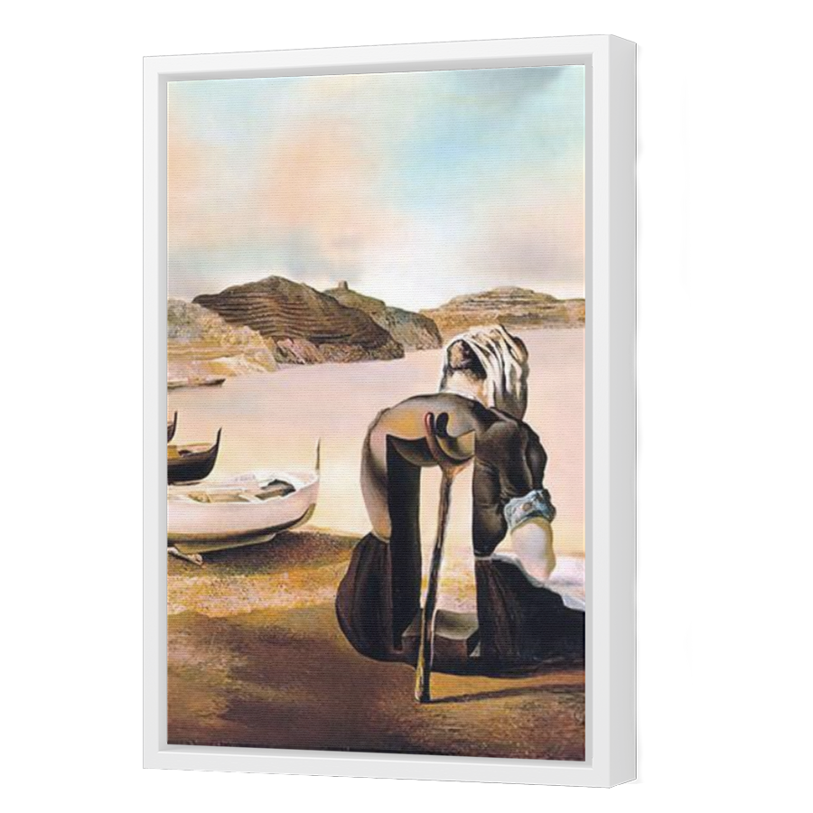 Thumbnail for Canvas - White Floating Frame