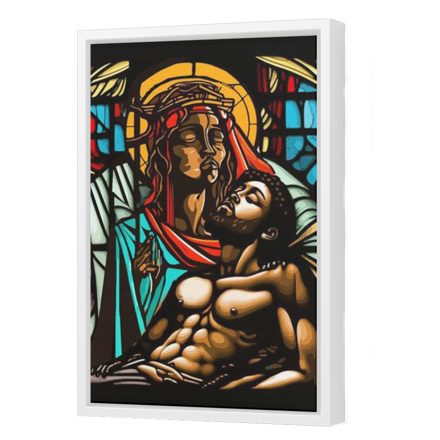 Thumbnail for Canvas - White Floating Frame