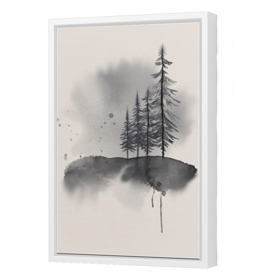 Thumbnail for Canvas - White Floating Frame
