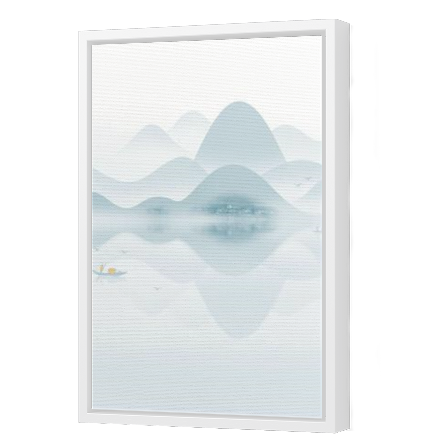 Thumbnail for Canvas - White Floating Frame