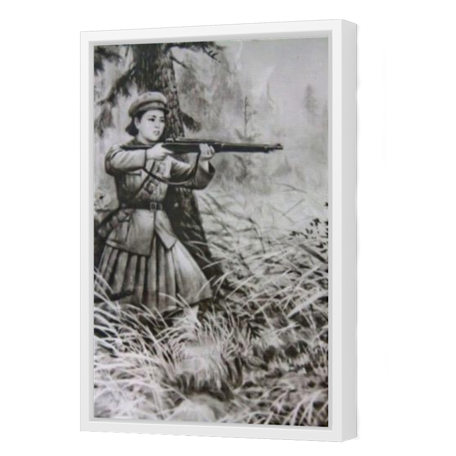 Thumbnail for Canvas - White Floating Frame