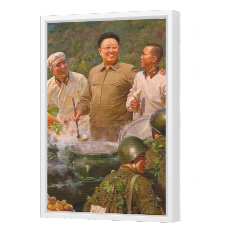 Thumbnail for Canvas - White Floating Frame