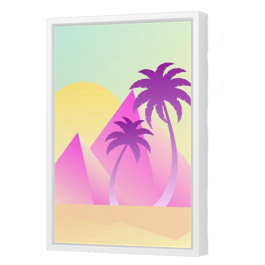 Thumbnail for Canvas - White Floating Frame