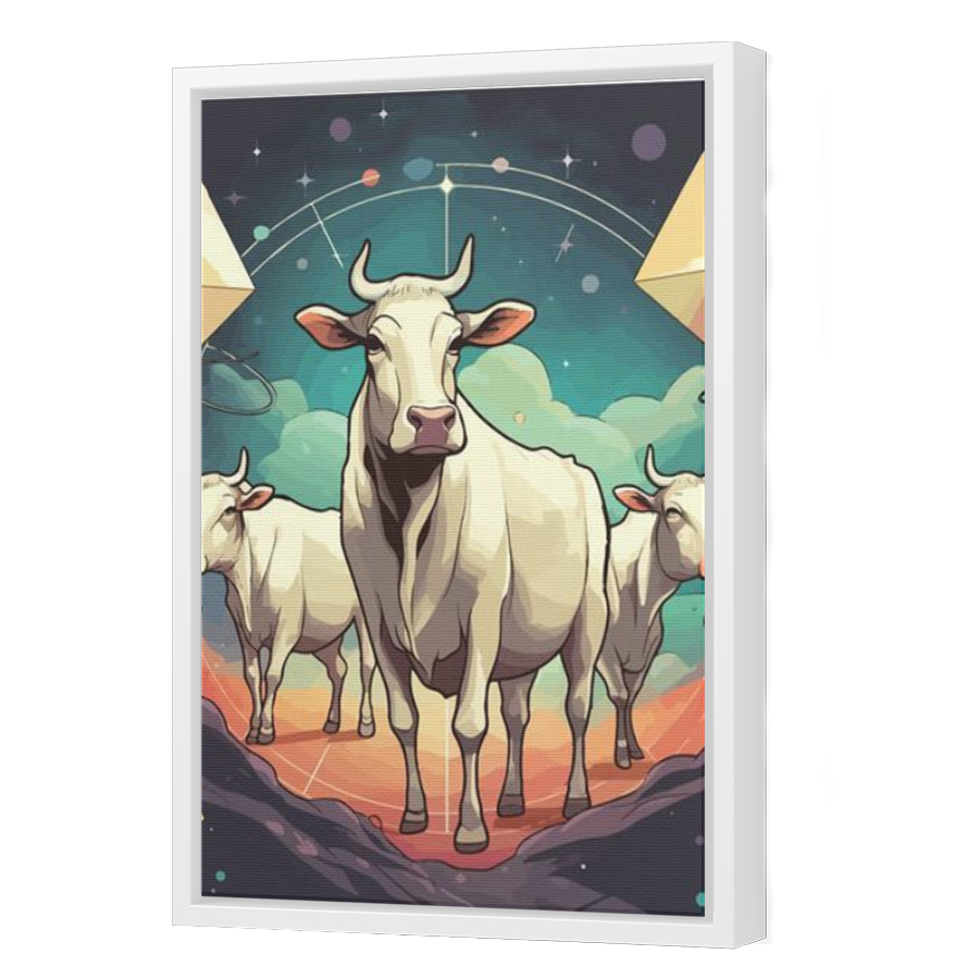 Thumbnail for Canvas - White Floating Frame