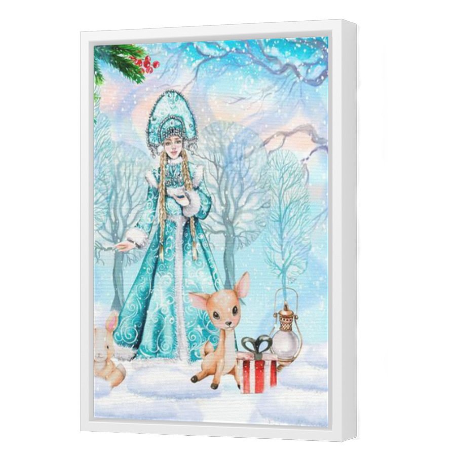 Thumbnail for Canvas - White Floating Frame