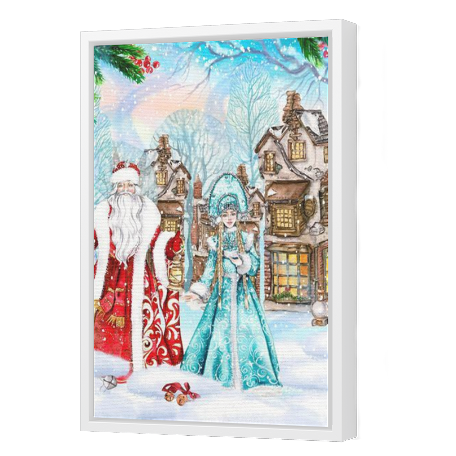Thumbnail for Canvas - White Floating Frame