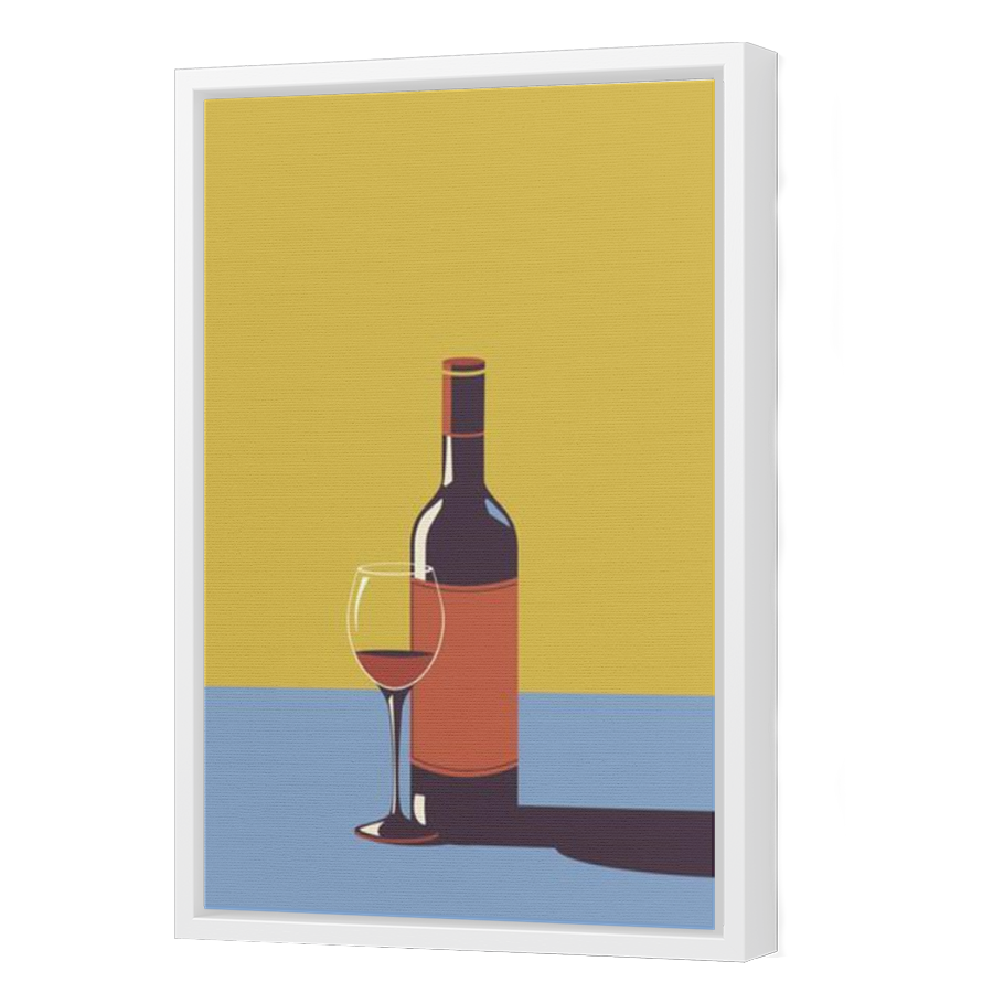 Thumbnail for Canvas - White Floating Frame
