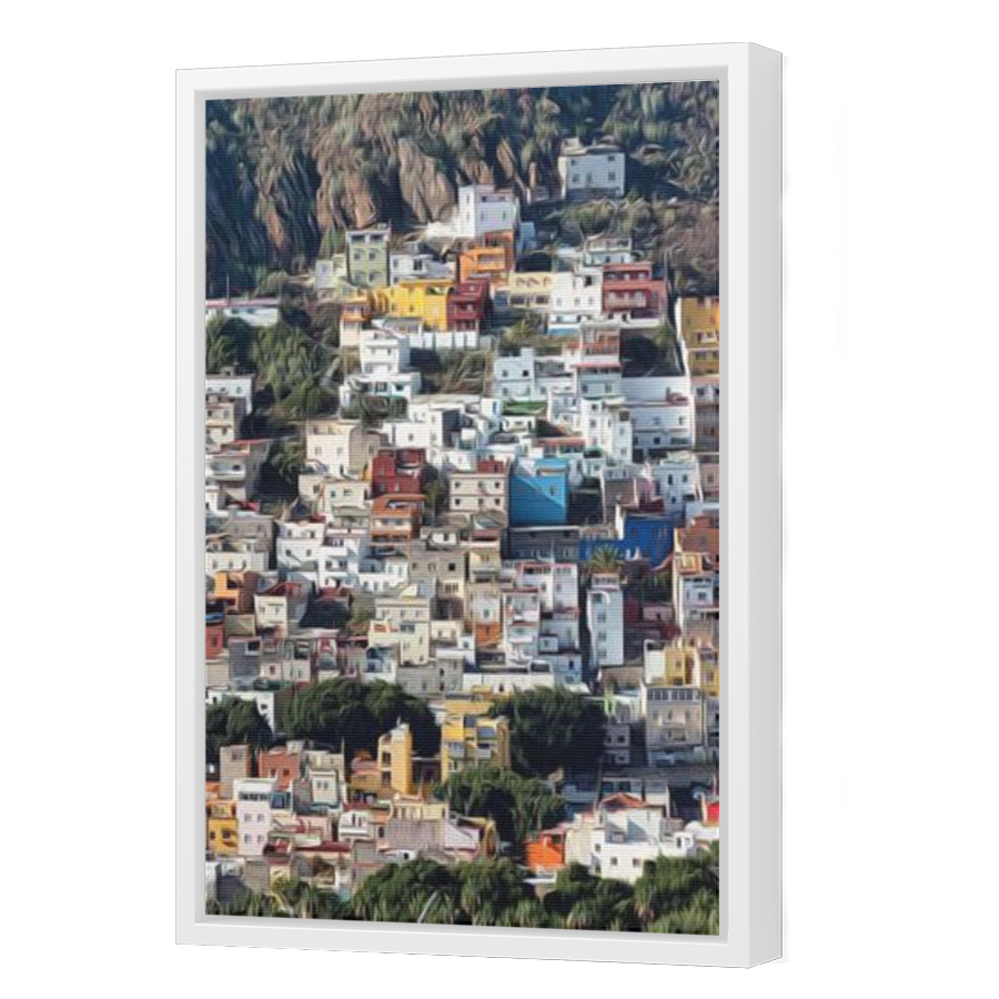 Thumbnail for Canvas - White Floating Frame