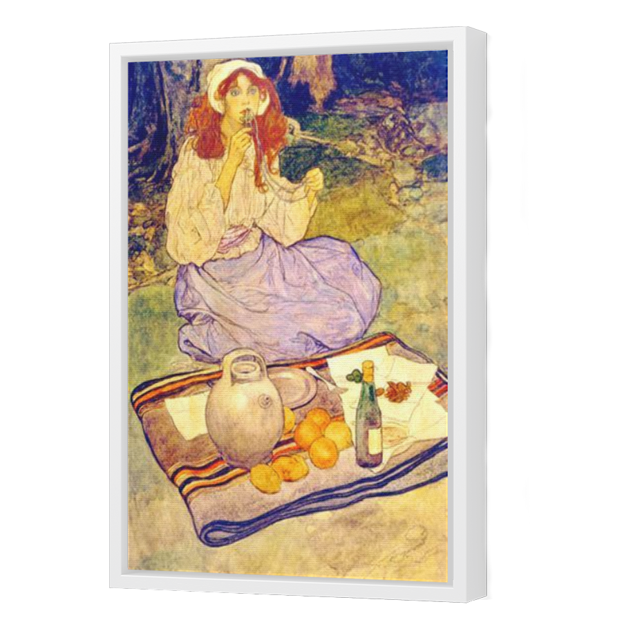 Thumbnail for Canvas - White Floating Frame