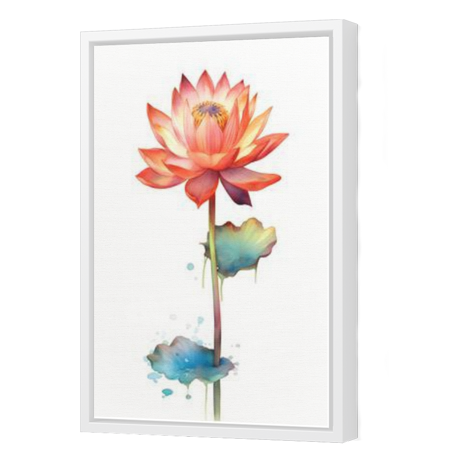 Thumbnail for Canvas - White Floating Frame
