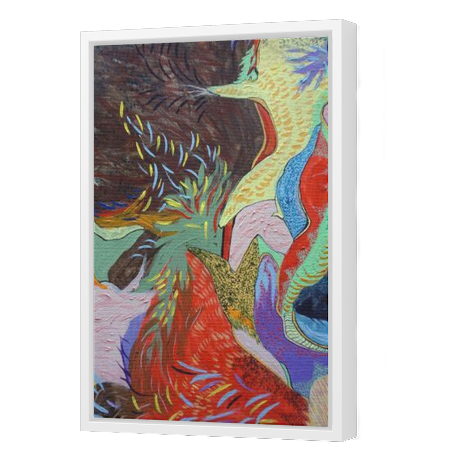 Thumbnail for Canvas - White Floating Frame