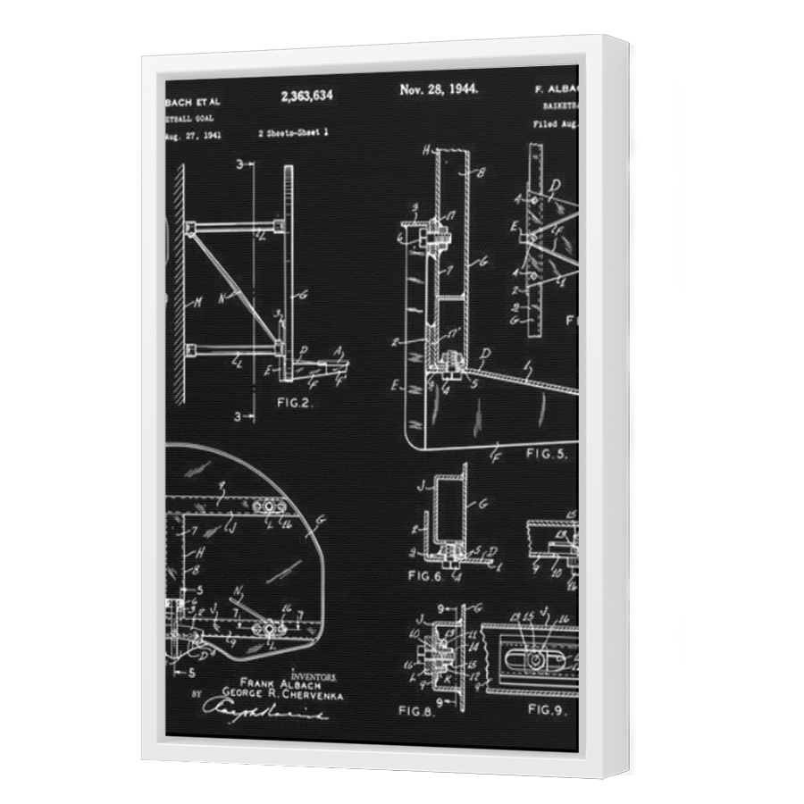 Thumbnail for Canvas - White Floating Frame