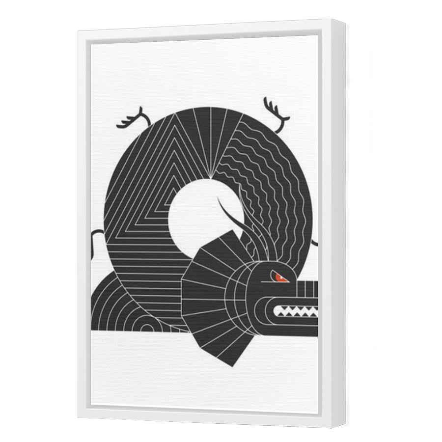 Thumbnail for Canvas - White Floating Frame