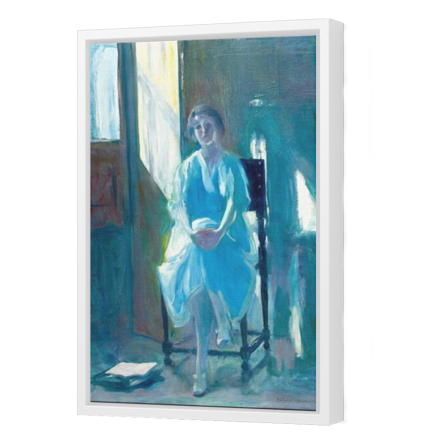 Thumbnail for Canvas - White Floating Frame