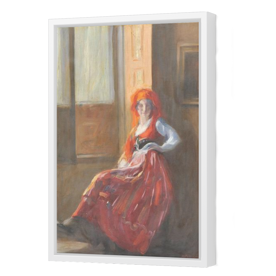 Thumbnail for Canvas - White Floating Frame