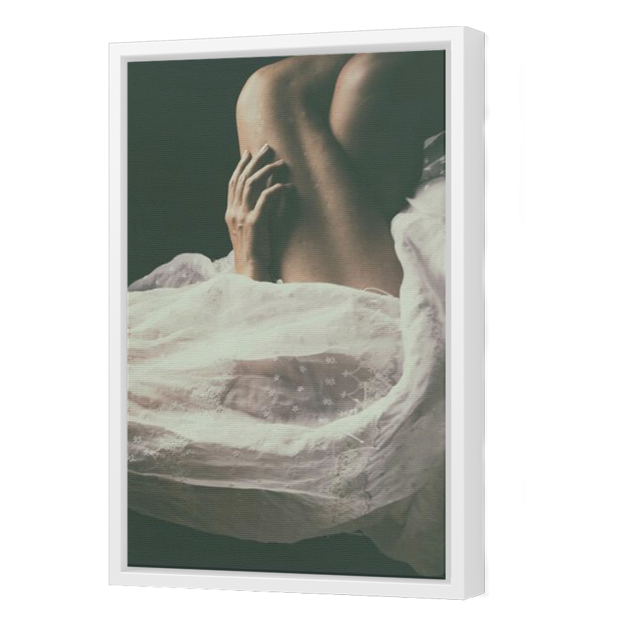 Thumbnail for Canvas - White Floating Frame