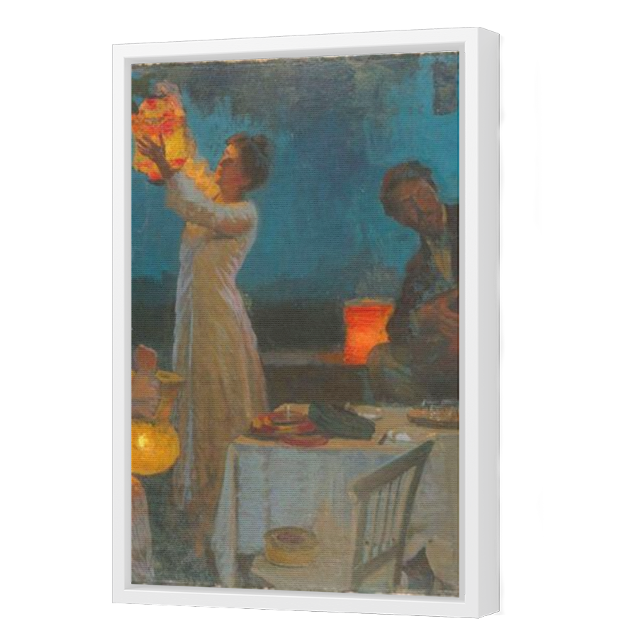 Thumbnail for Canvas - White Floating Frame