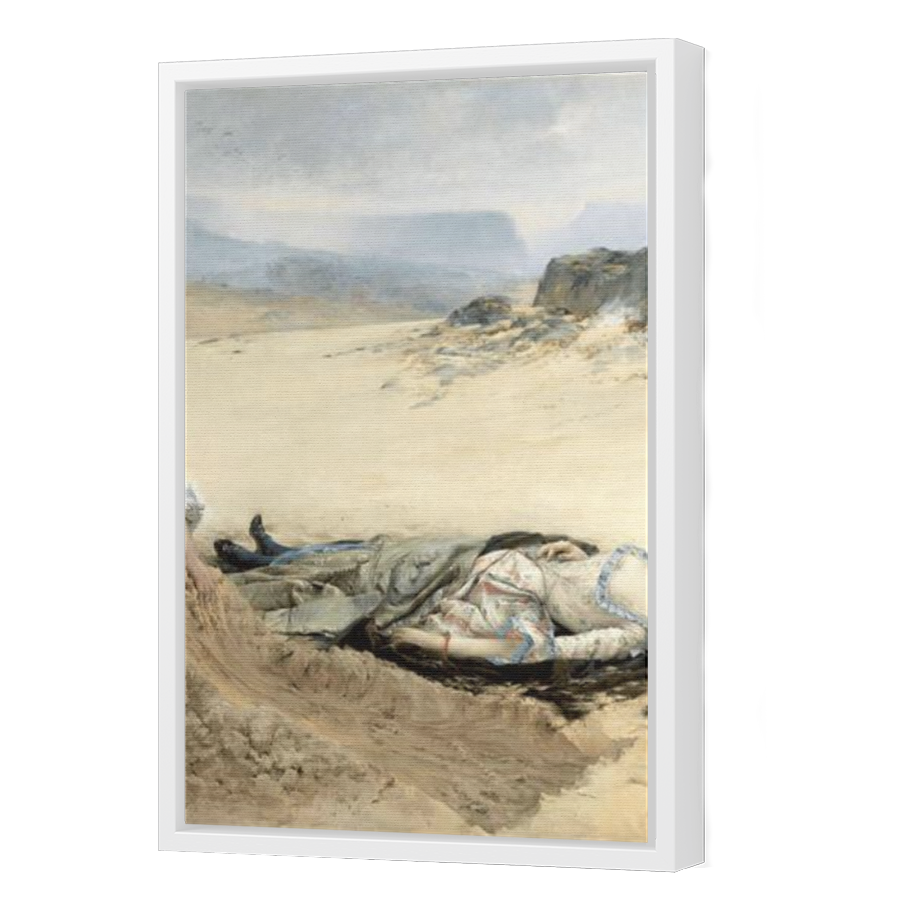 Thumbnail for Canvas - White Floating Frame
