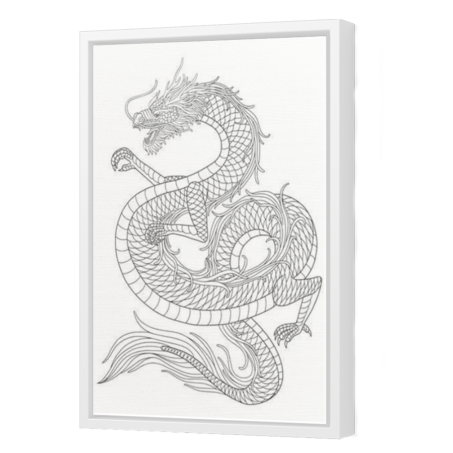 Thumbnail for Canvas - White Floating Frame