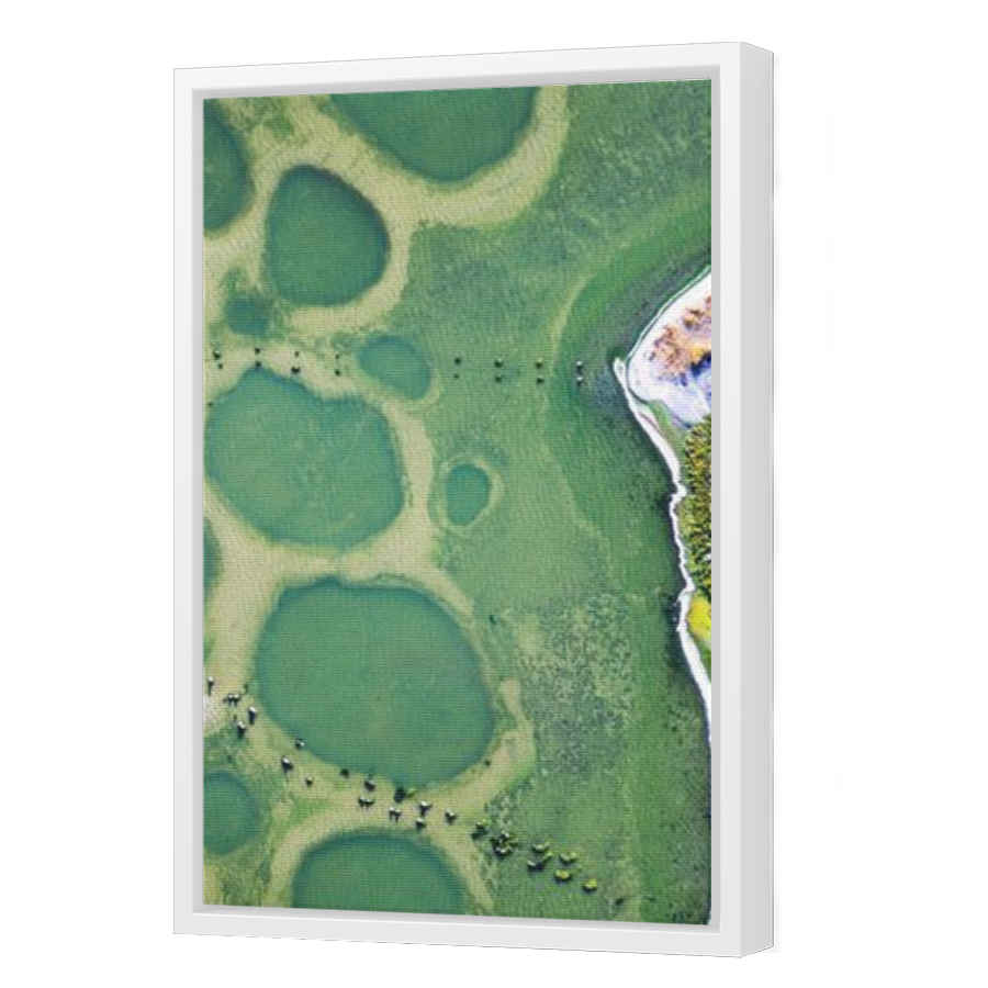 Thumbnail for Canvas - White Floating Frame