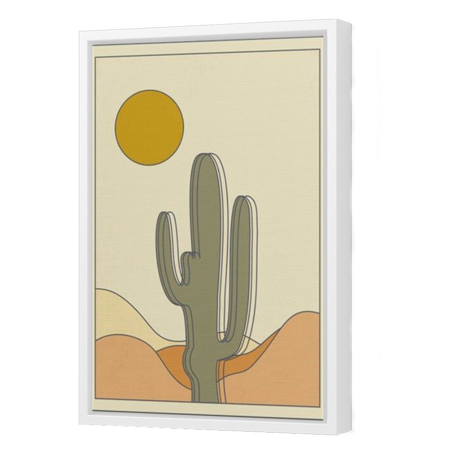 Thumbnail for Canvas - White Floating Frame