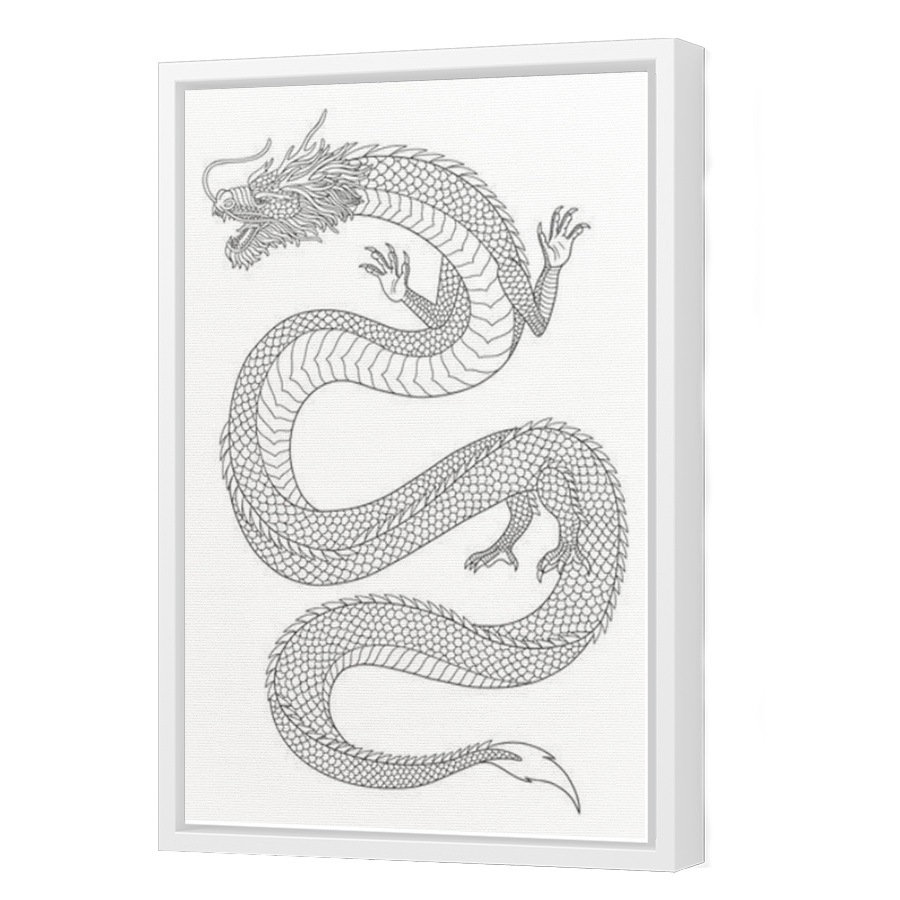 Thumbnail for Canvas - White Floating Frame