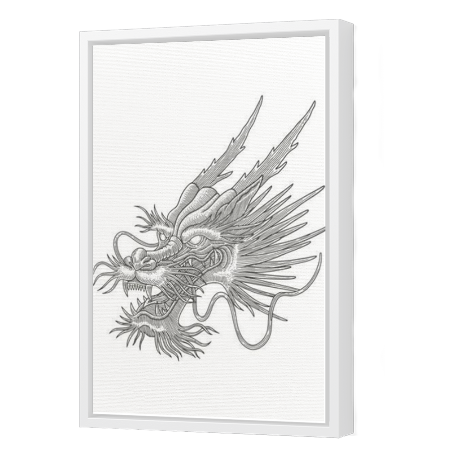 Thumbnail for Canvas - White Floating Frame