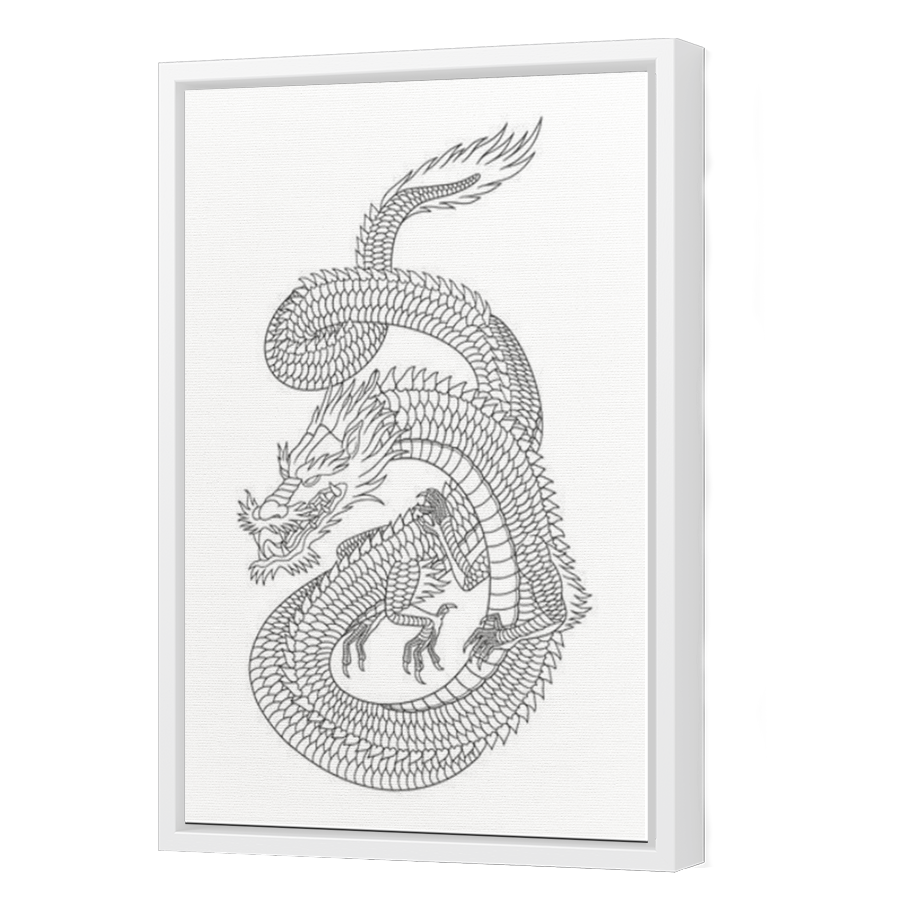 Thumbnail for Canvas - White Floating Frame