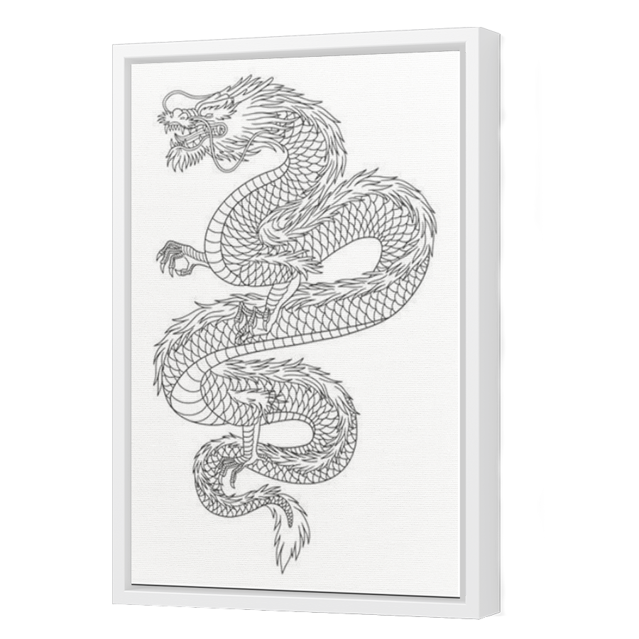 Thumbnail for Canvas - White Floating Frame