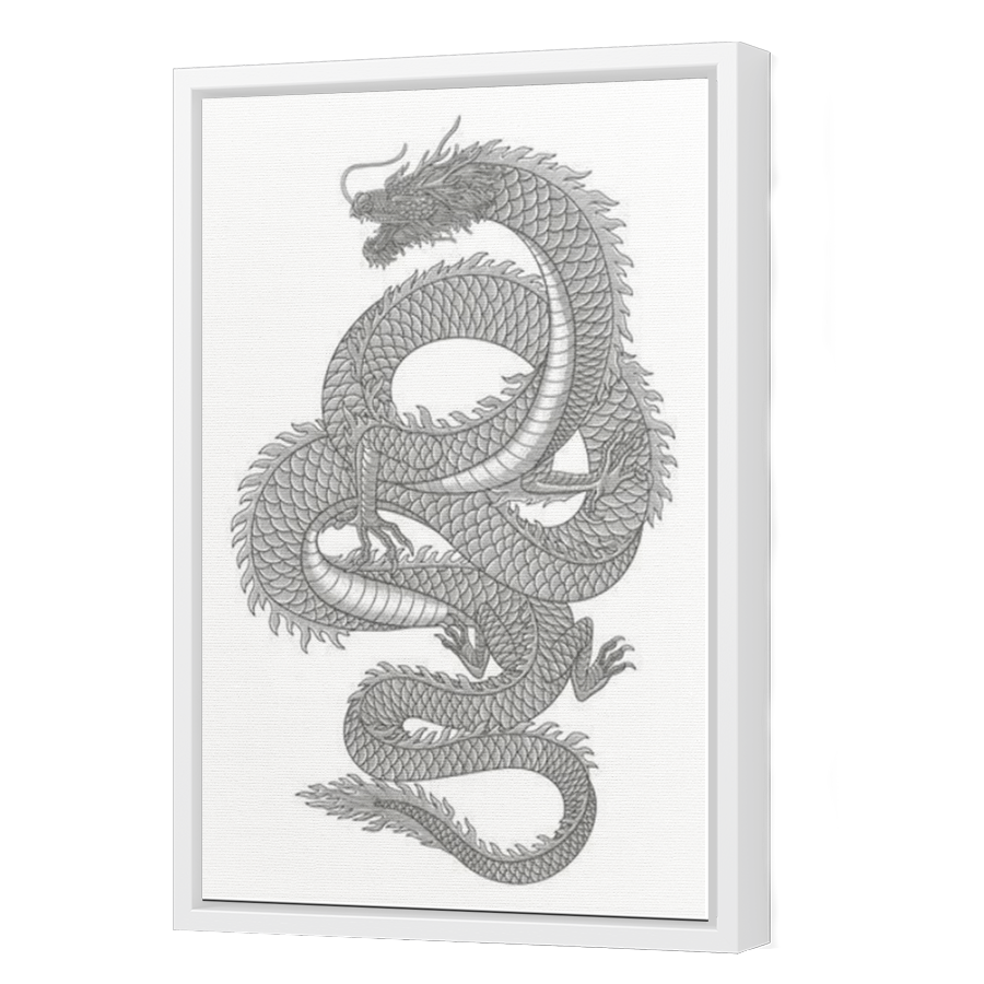 Thumbnail for Canvas - White Floating Frame