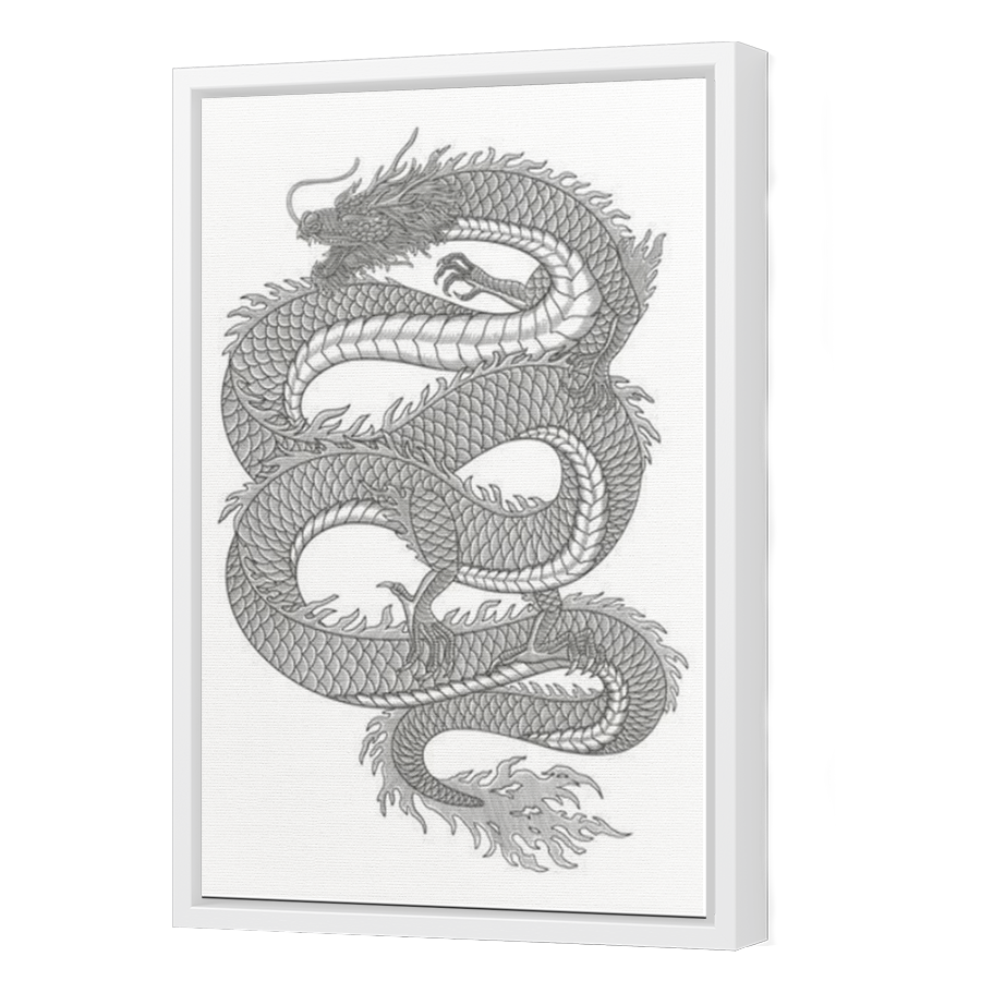 Thumbnail for Canvas - White Floating Frame