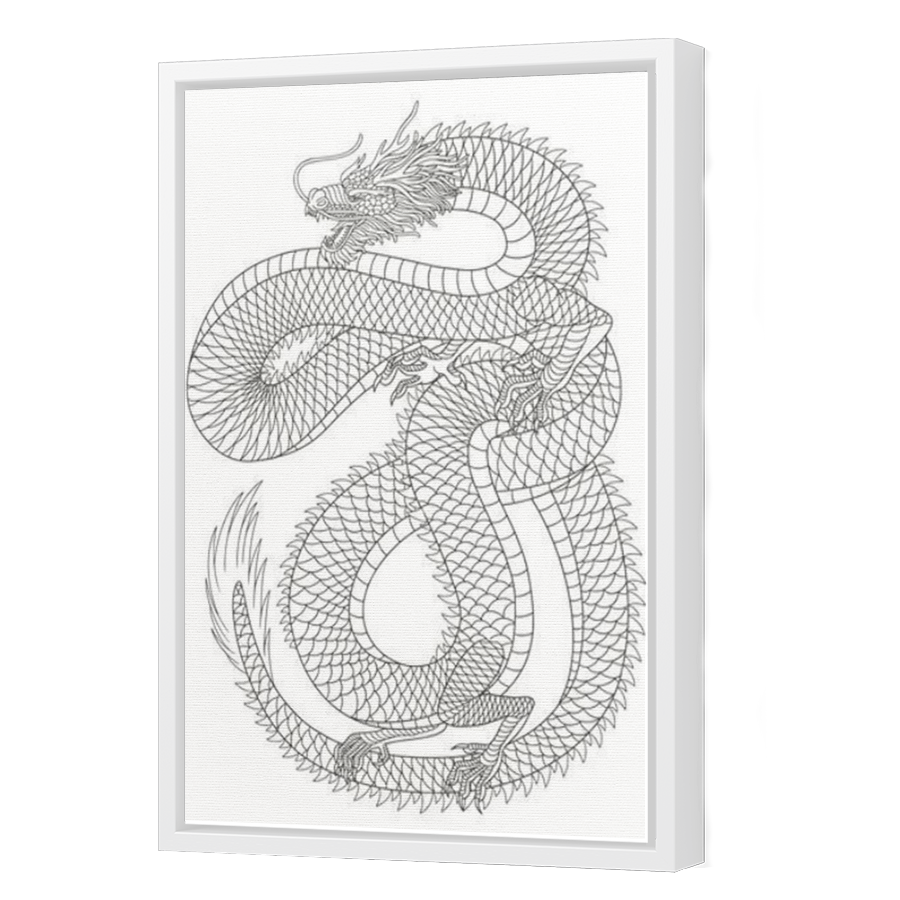 Thumbnail for Canvas - White Floating Frame