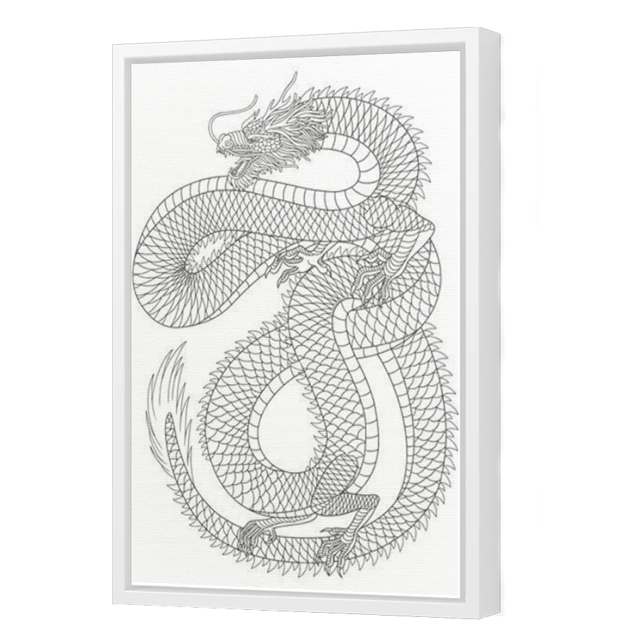 Thumbnail for Canvas - White Floating Frame