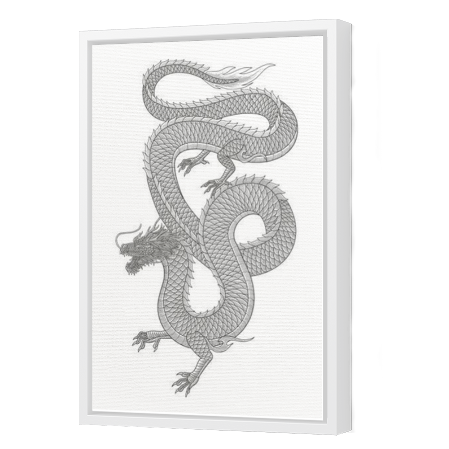 Thumbnail for Canvas - White Floating Frame
